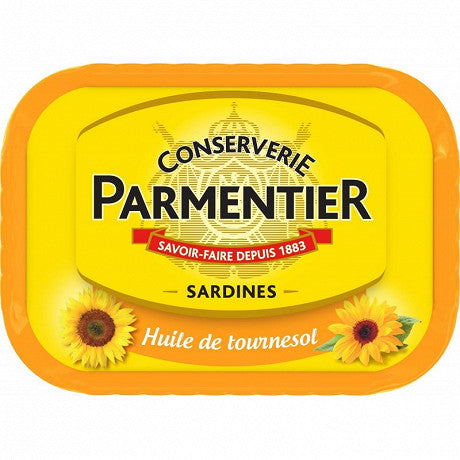 PARMENTIER Sardines huile de tournesol 135 g -C22