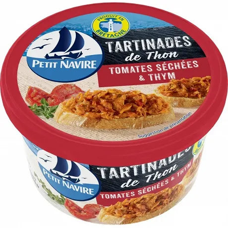 SMALL SHIP Tuna spreads, dried tomatoes &amp; thyme 125g -C11