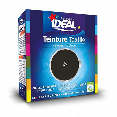 IDEAL Colorfast fabric dye maxi black 75ml -J31