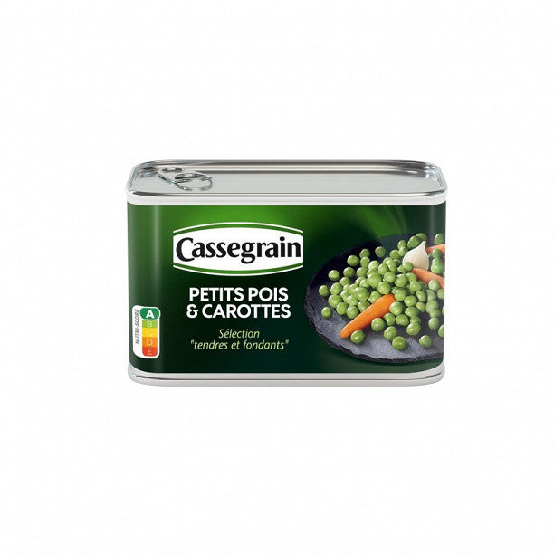 CASSEGRAIN Peas and Carrots “Tender and Melting” Selection 265g -I62