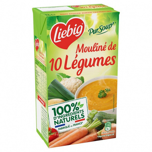 LIEBIG PurSoup' blend of 10 varied vegetables 1L BBD 06/30/2024 -G11