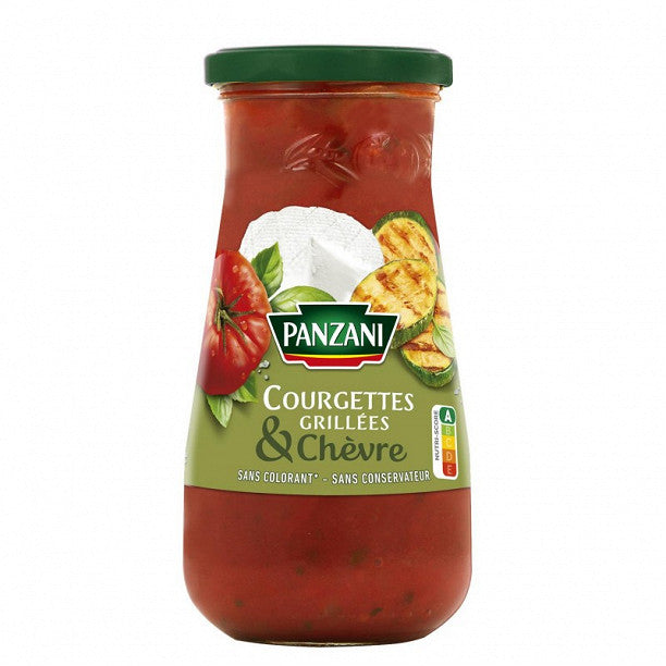 Panzani sauce courgettes & chèvre 400g  H123