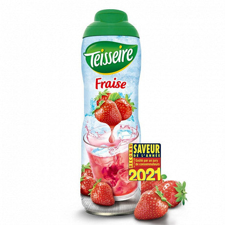 TEISSEIRE Strawberry syrup 60cl BBD 02/2025 - F24