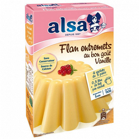 ALSA Vanilla dessert flan preparation 192g BBD 06/26/2025 -E124