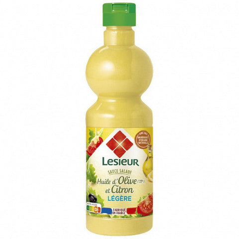 Lesieur sauce salade huile d'olive et citron légère 500ml  DLUO 31/08/24 - H84