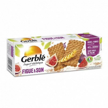 GERBLE Biscuits figue et son 210g DLUO 30/09/24 - A44