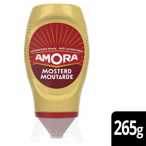 Amora moutarde de Dijon fine et forte flacon souple 265g DLUO 30/09/2024 -I111