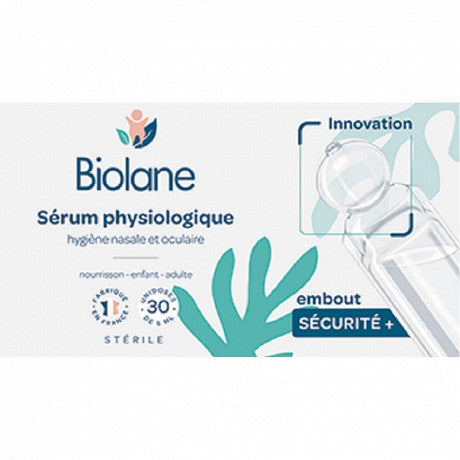 BIOLANE Physiological serum in single doses 30x5 ml 150 ml