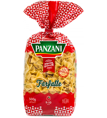 Panzani Farfalles 500g BBD 01/08/2026 -C64