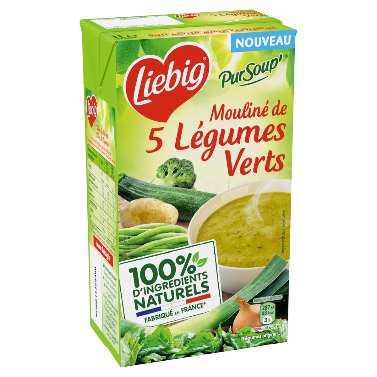 LIEBIG PurSoup' Mouliné of 5 green vegetables 1L -G32