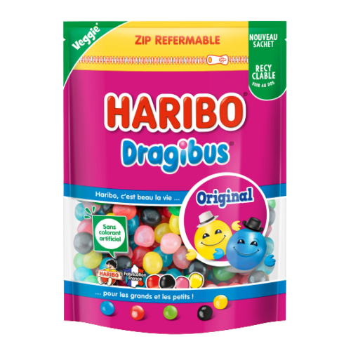 HARIBO Bonbons dragibus doypack 220 g