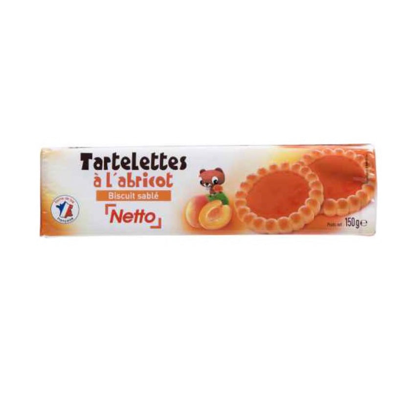 NETTO Tartelettes à l'Abricot 150g DLUO 04/24 -A90