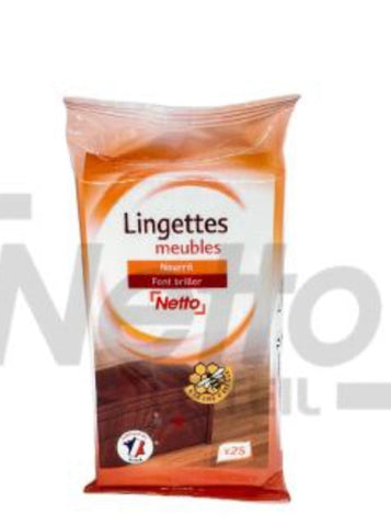 NETTO Lingettes meubles x25 J63