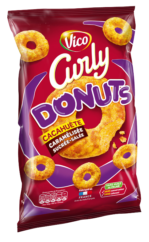VICO Curly Donuts peanuts 100g BBD 01/06/24 -H22