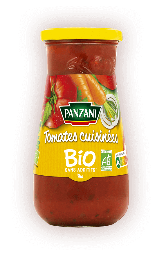 PANZANI Sauce tomates cuisinées BIO 400g DLUO 22/11/2025 -H113
