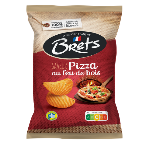Bret's Chips Saveur Pizza au feu de Bois 125g -CH