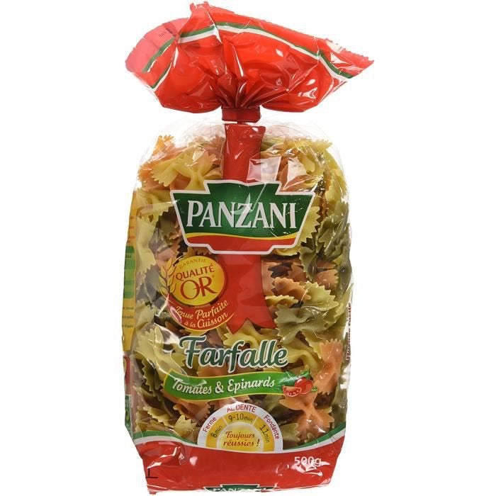 Panzani Farfalle Tomatoes &amp; Spinach 500g -C104