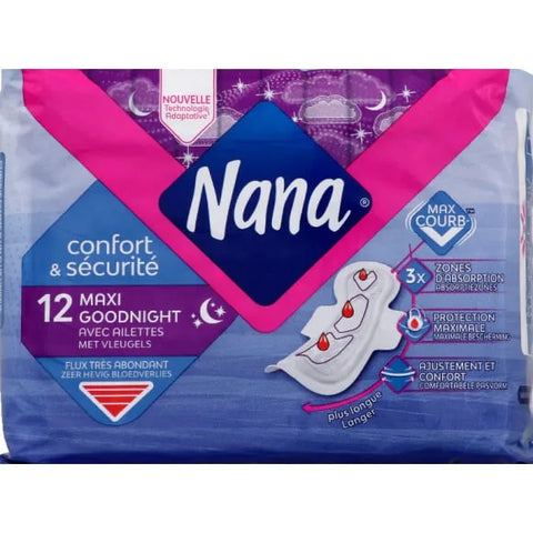 Nana Serviettes hygiénique Maxi Goodnight -J70