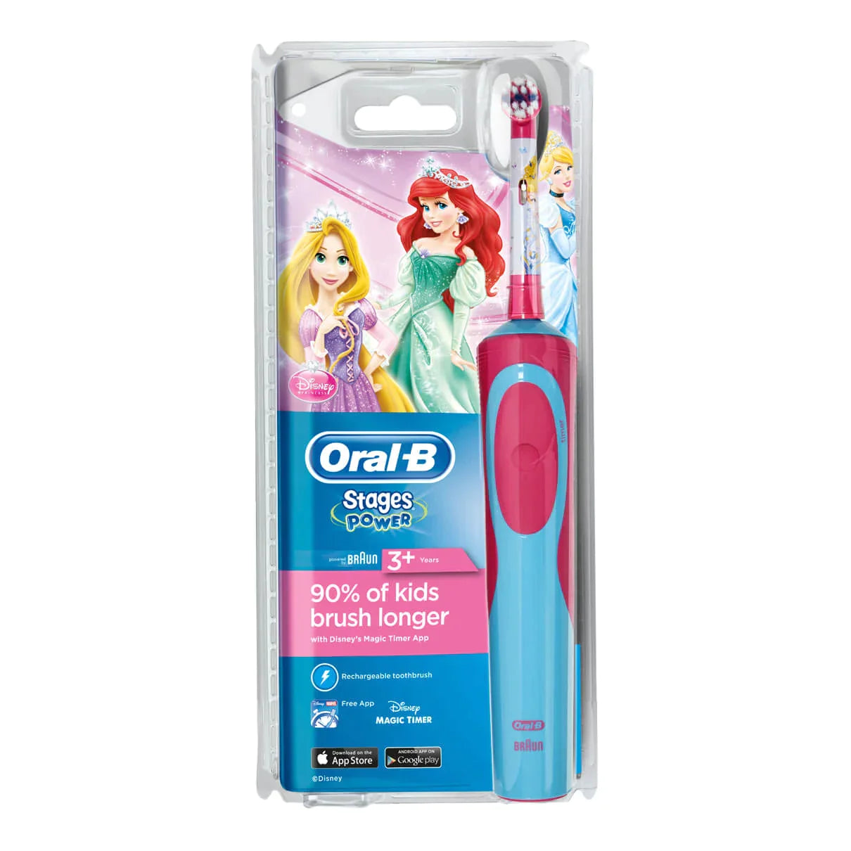 ORAL B Brosse à dent électrique Princesses Disney -J62