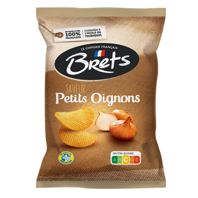 BRET'S Chips saveur Petits Oignons 125g -CH