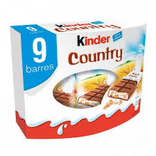 Kinder country 9 barres 211,5g
