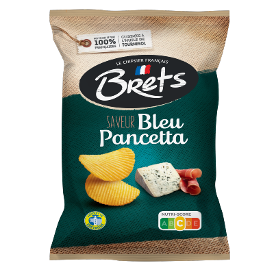 Bret's Chips Saveur Bleu et Pancetta 125g -CH