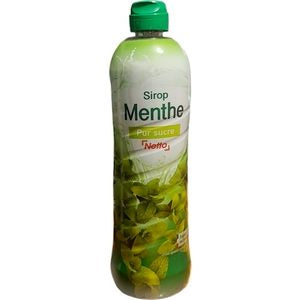 NETTO Sirop menthe 75cl DLUO 22/11 -F20