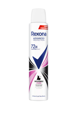 REXONA Déodorant Anti-Transpirant Invisible Pure 200 ml -K12