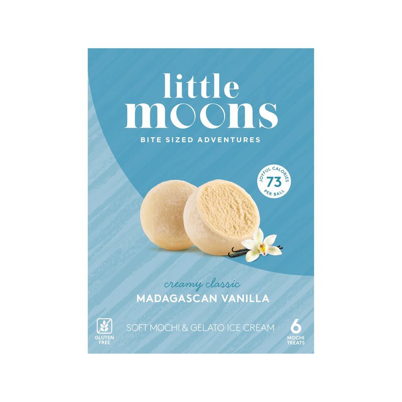 LITTLE MOONS Glace mochis vanille de Madagascar -192g — Épicerie française Montréal | Euro-Market