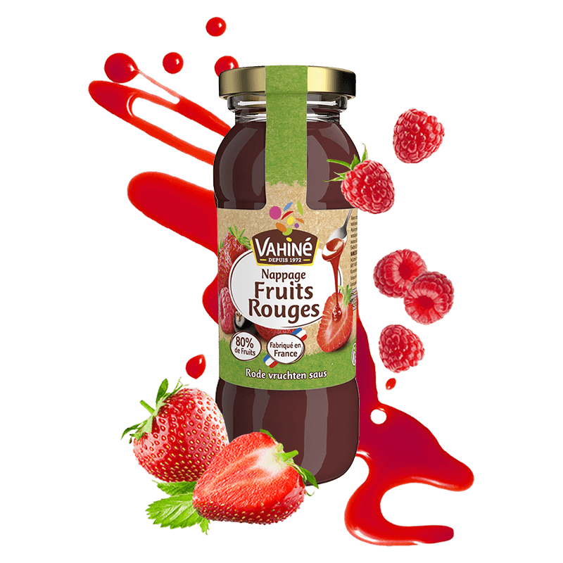 VAHINE NAPPAGE FRUIT ROUGE 155g DLUO 09/05/2024 -D121