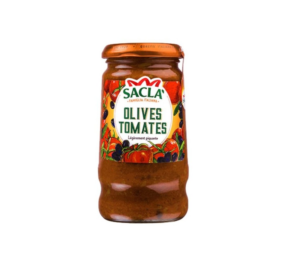Sacla Sauce Olive Tomate 290G  I101