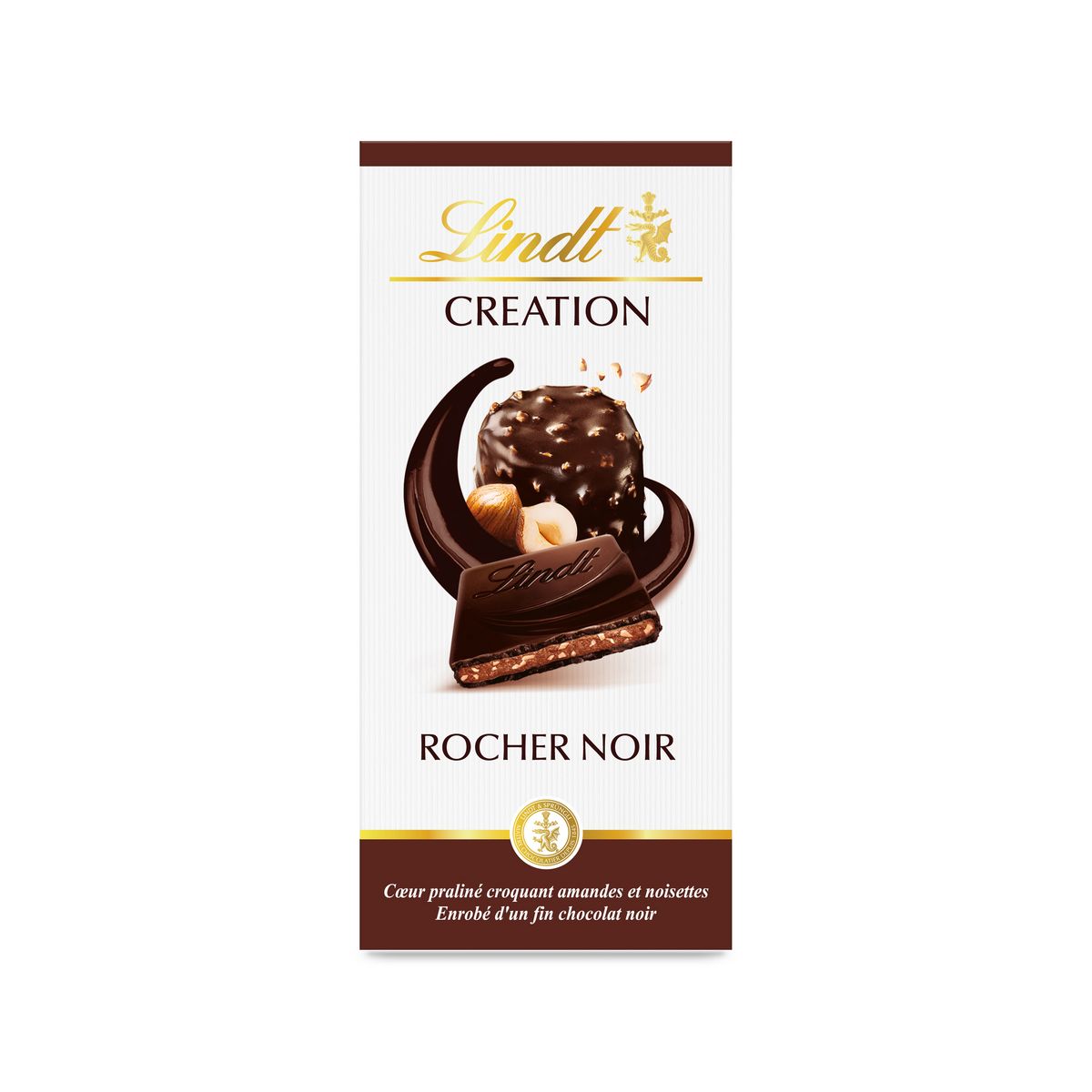LINDT Création tablette de chocolat noir rocher noir 150g — Épicerie française Montréal | Euro-Market