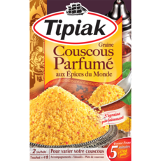 TIPIAK Couscous parfumé aux épices du monde 2x255g