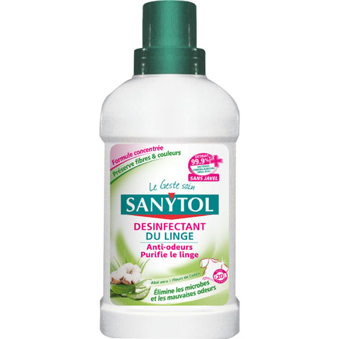Sanytol Désinfectant Linge Aloé Vera & Fleur De Coton 500mL -J44