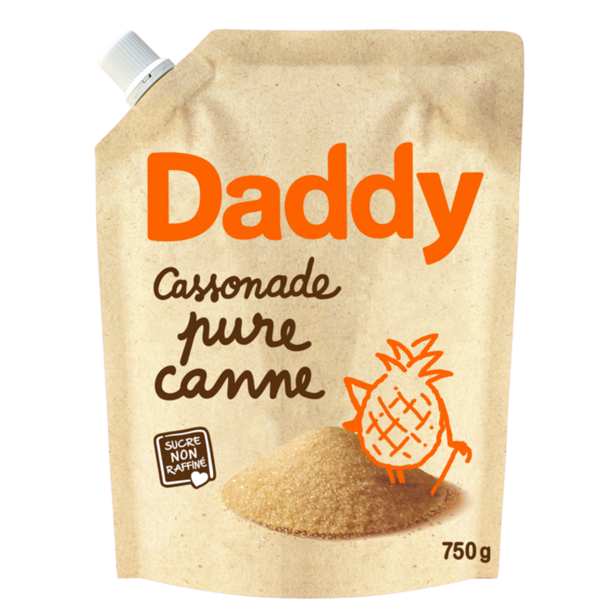 DADDY Cassonade pure canne  750 g  E84
