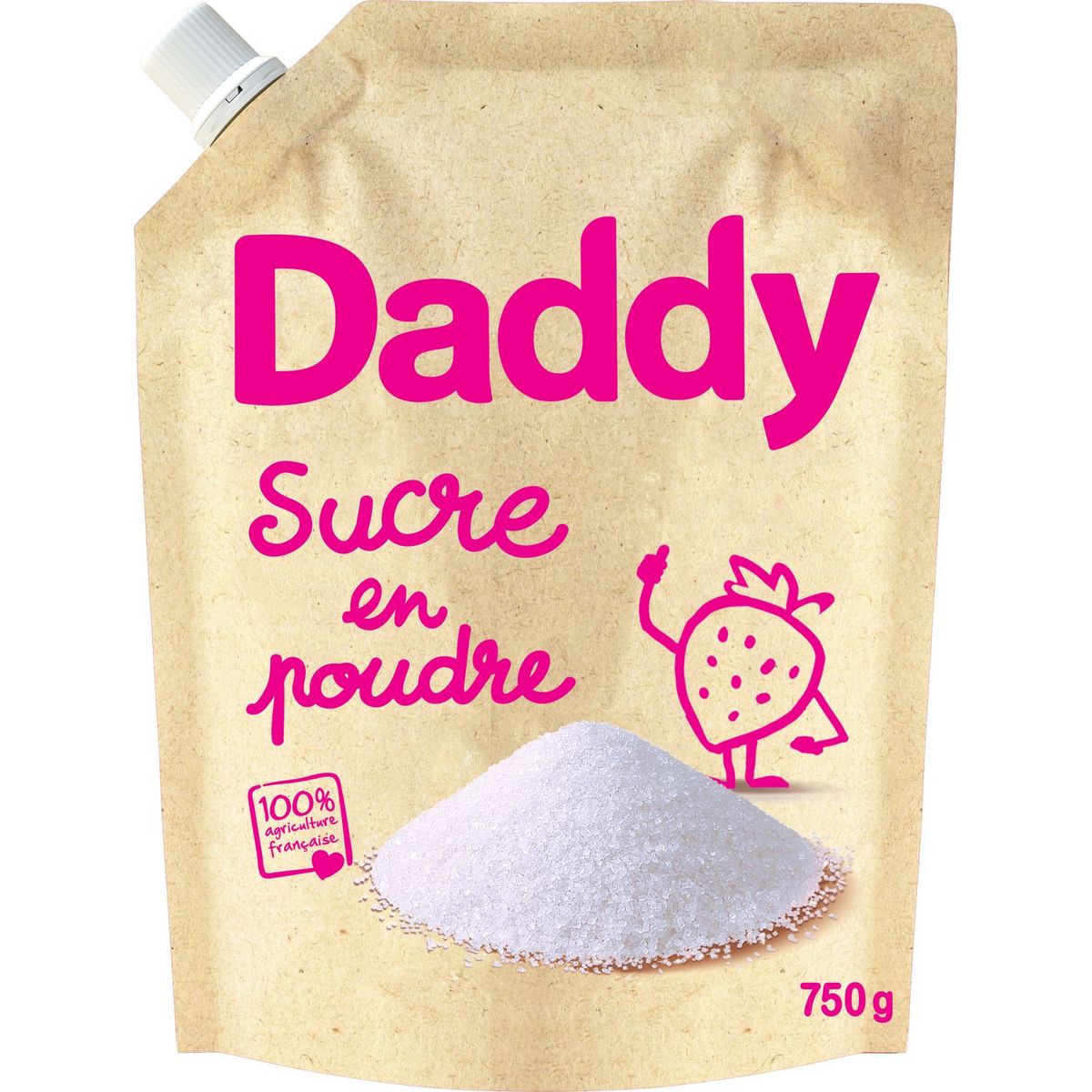 DADDY Powdered white sugar 750g -E73