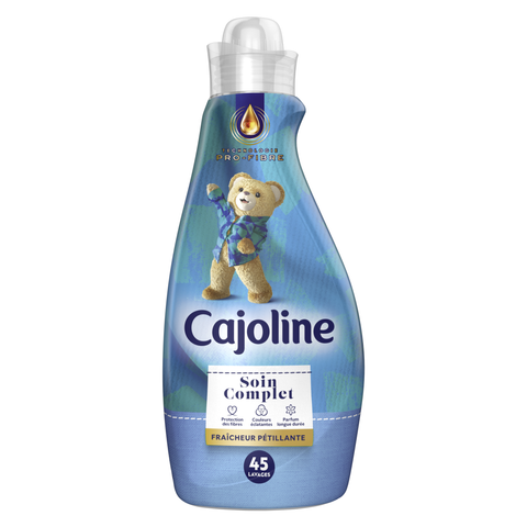 CAJOLINE Adoucissant fraîcheur pétillante 40 lavages 1.1L  K45