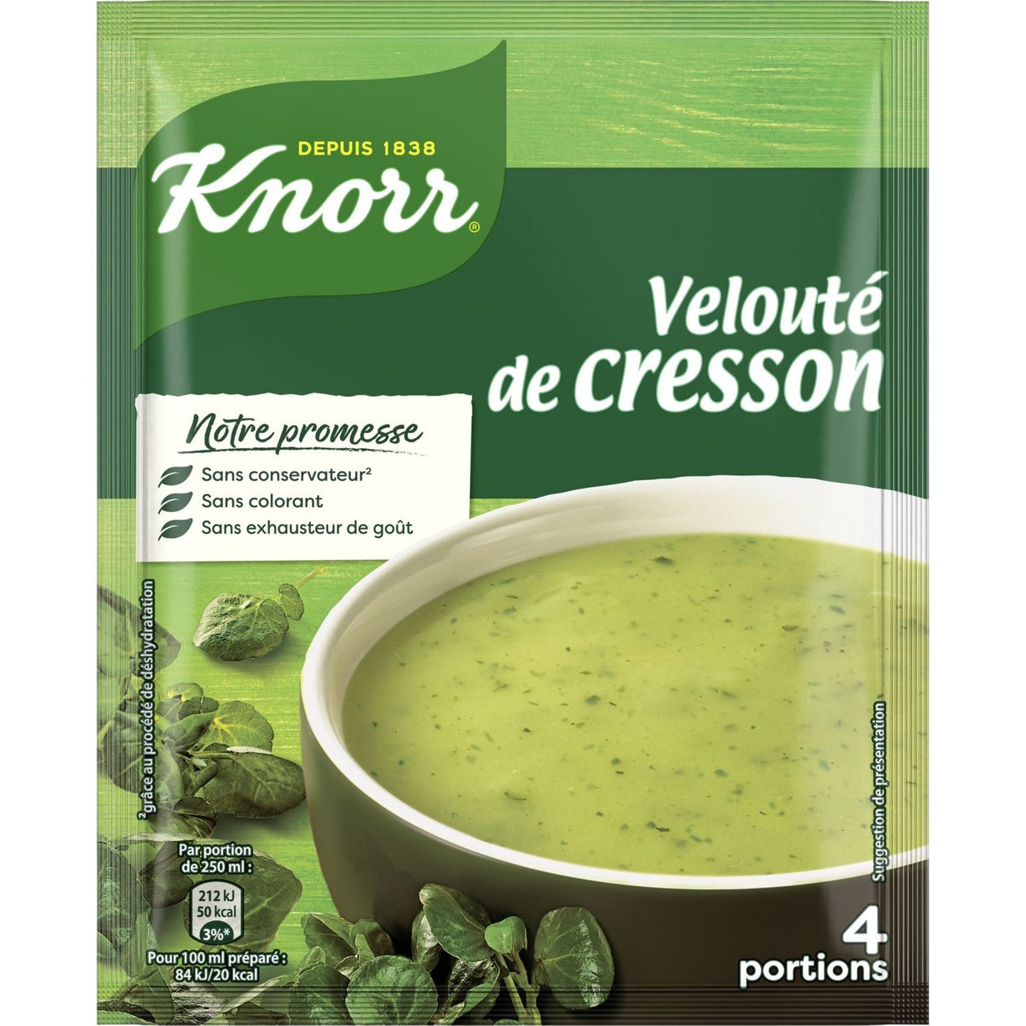KNORR Soupe déshydratée cresson 53g -G53