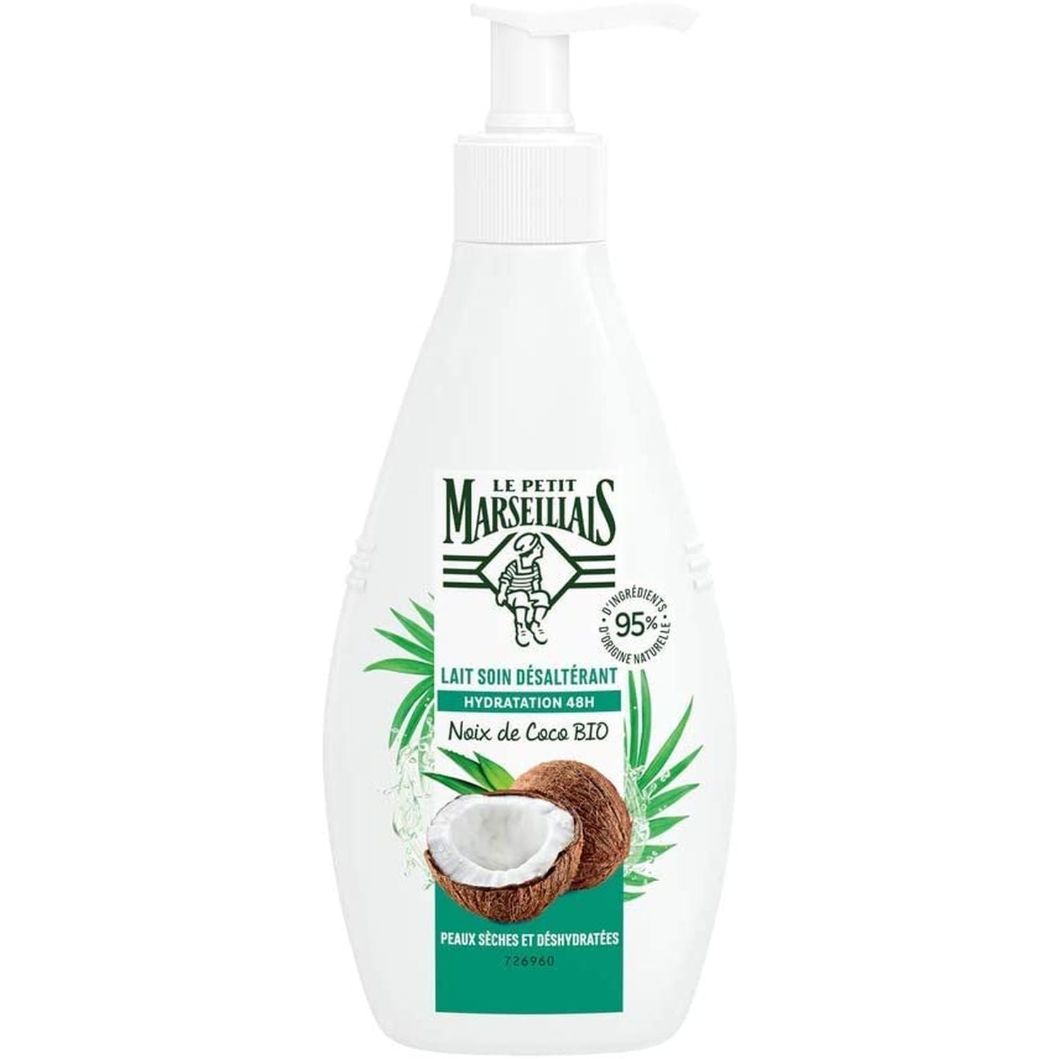 LE PETIT MARSEILLAIS Organic Coconut Moisturizing Body Milk 250ml -J130