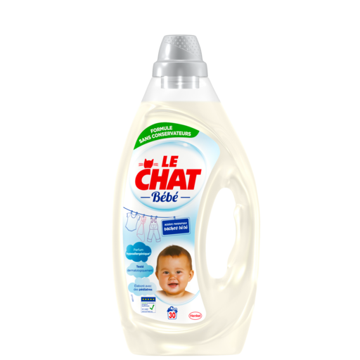 LE CHAT Bébé Liquid laundry detergent developed with pediatricians 30 washes 1.6 L -K43